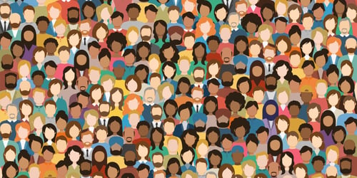 Crowd Multicultural People
