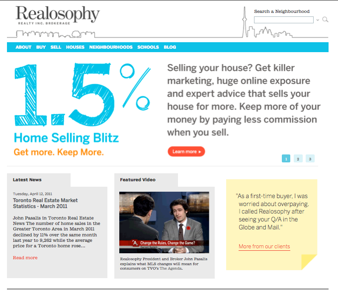 Realosophy website rebrand pic