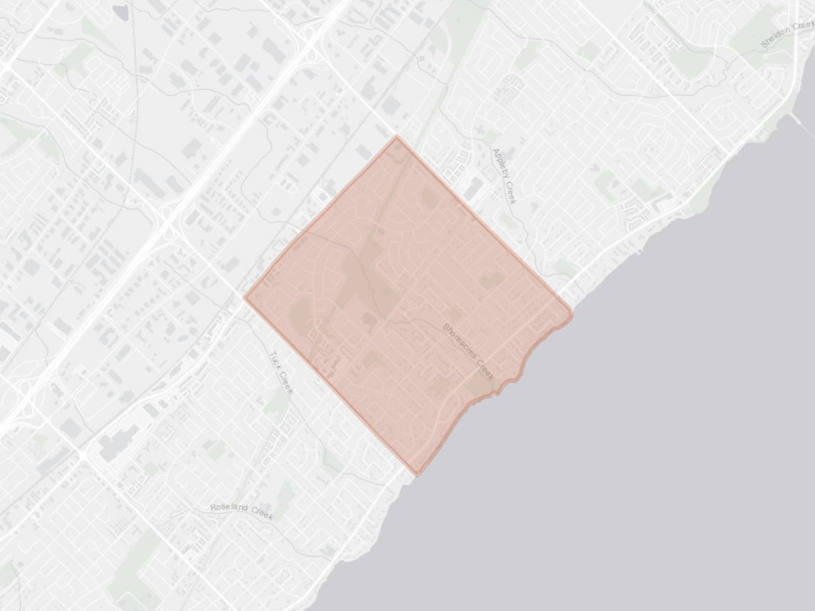 Map of Shoreacres