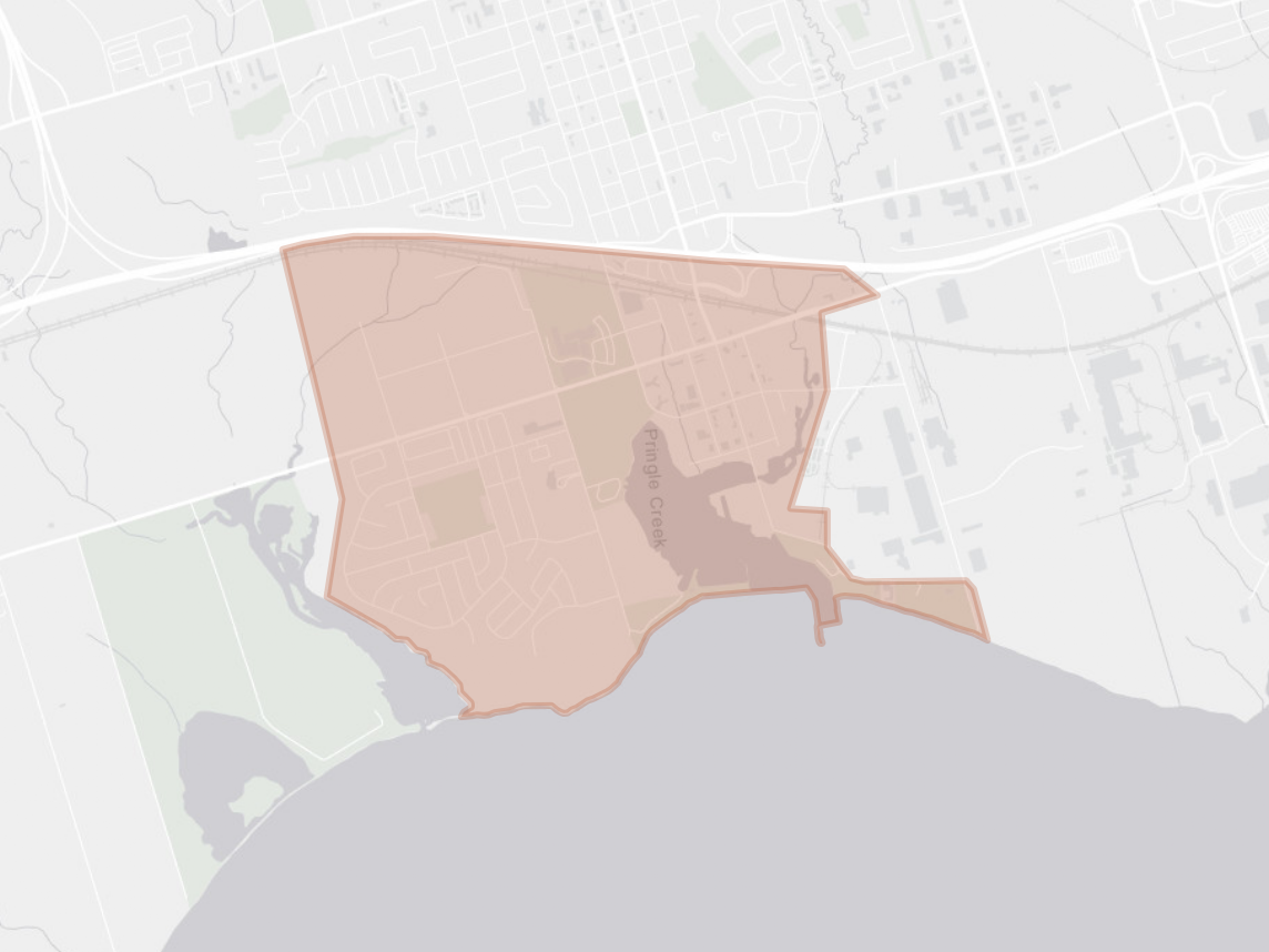 Map of Port Whitby